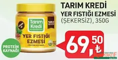 TARIM KREDİ YER FISTIĞI EZMESİ (ŞEKERSİZ) 350 G TARIM KREDİ YER FISTIĞI EZMESİ (ŞEKERSİZ) 350 G